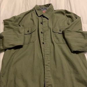 Olive Green Button Up